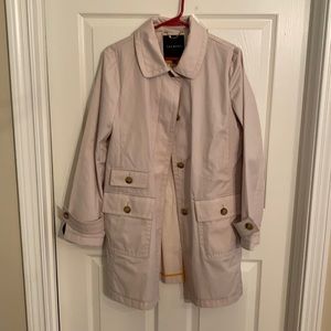 Talbots Trench coat size 8